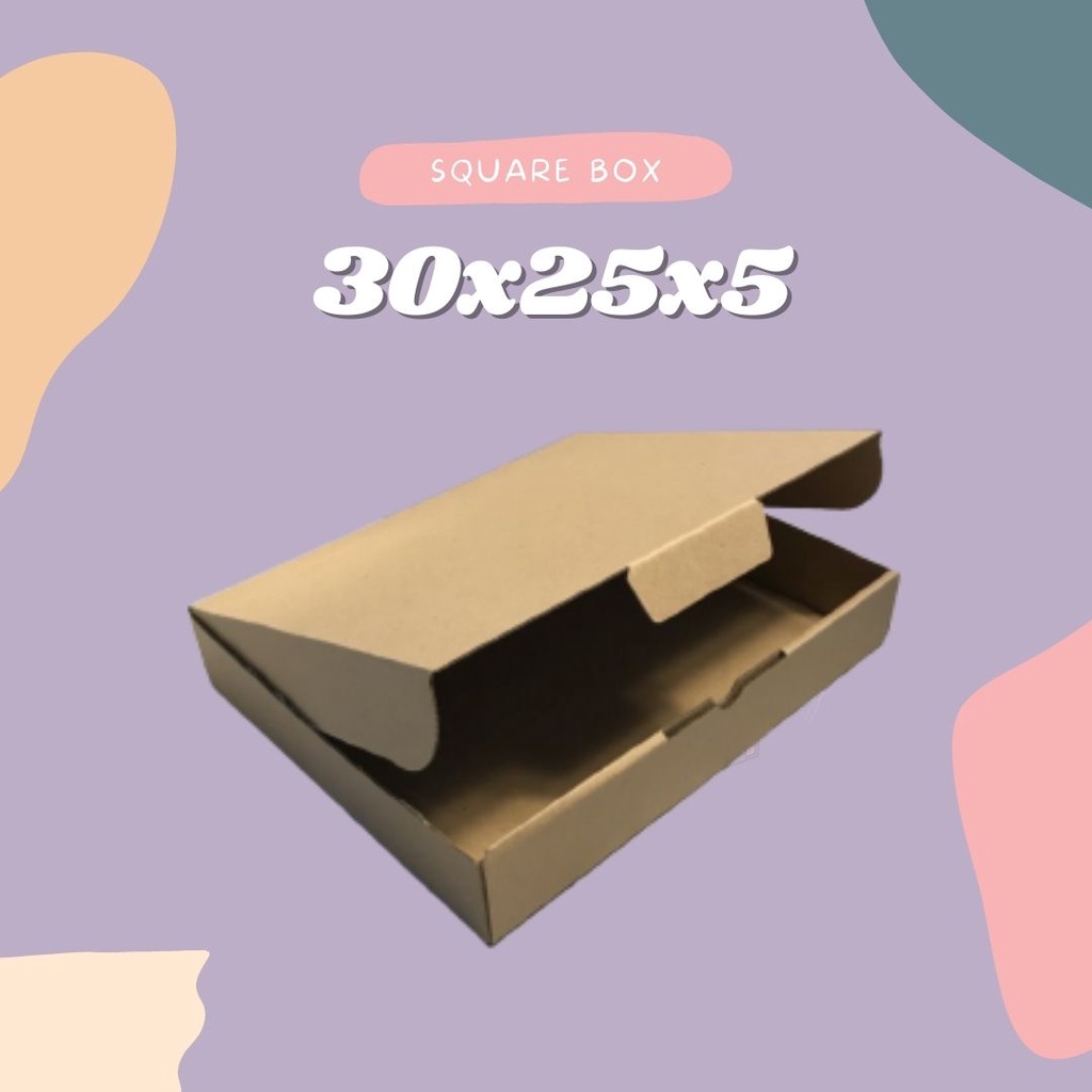 

Square Box 30 x 25 x 5 // Kardus Die Cut