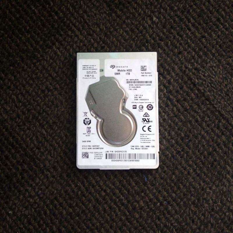 HDD Laptop 1TB Slim 7mm thin Sata 2.5 inch Internal Hardisk 1 TB Tera Notebook