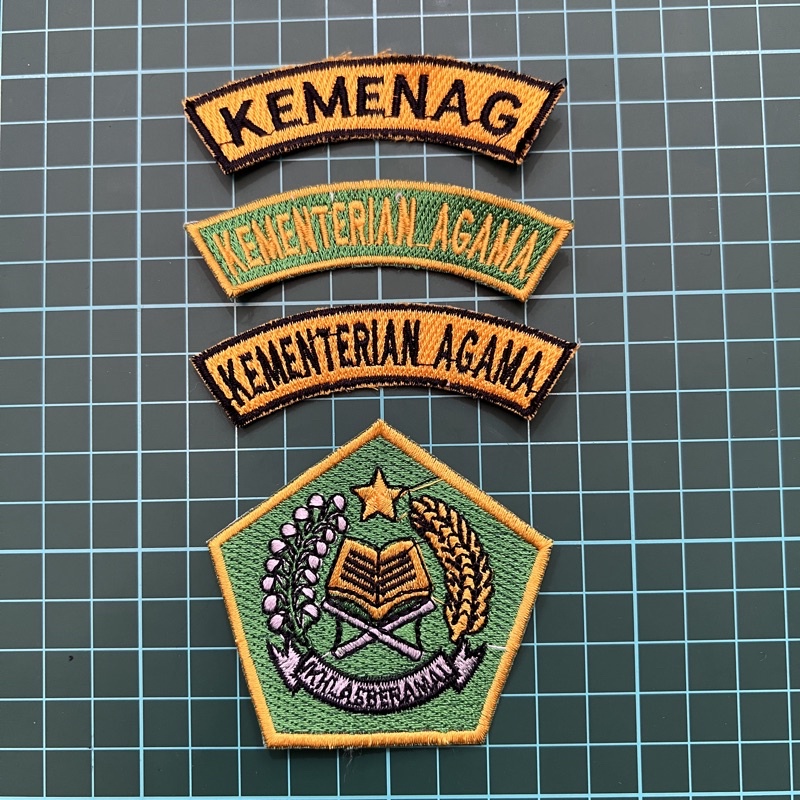 Logo Bordir Ikhlas Beramal KEMENAG ( Kementerian Agama )