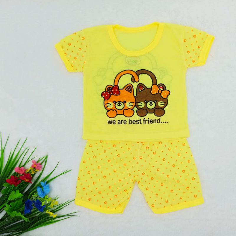 [Ss-7003] Pakaian Anak Perempuan 0-9bulan, Setelan Anak Lucu, Bayi Tampil Cantik, Baju Anak New Born