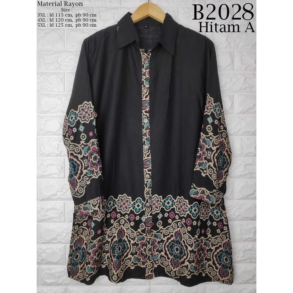 BT - TUNIK BATIK RAYON WANITA/ TUNIK JUMBO MOTIF