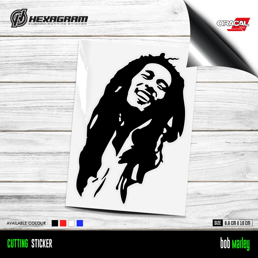 Cutting Sticker Music Bob Marley | Stiker Cutting Musik Bob Marley | Bob Marley