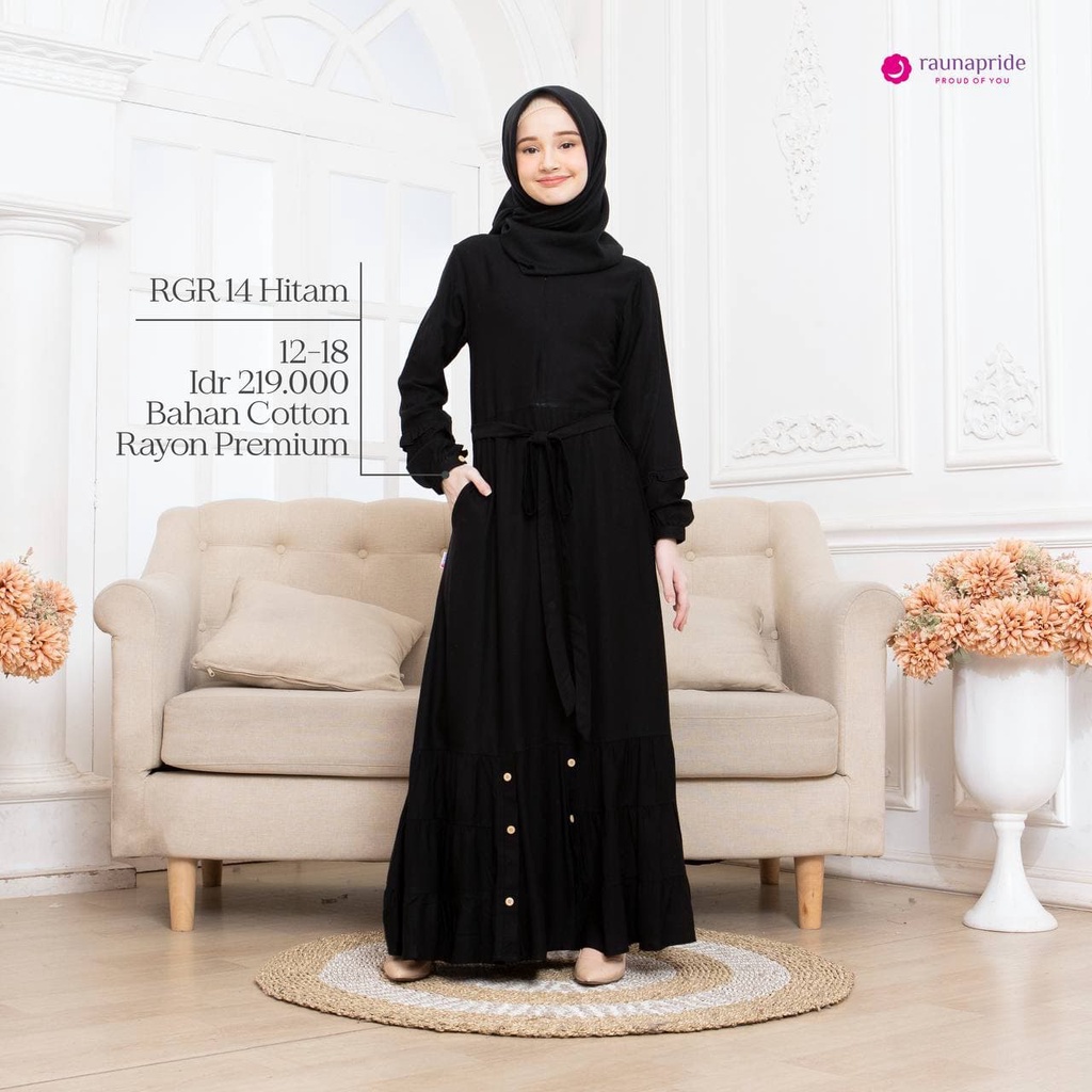 Rauna Gamis Remaja /  GR-14 / Fashion Muslim