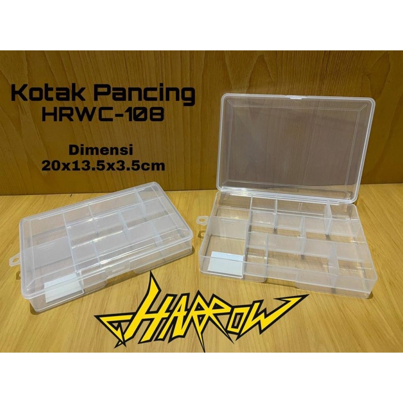Kotak Pancing Lure Box Harrow Aneka Model-HRWC-108