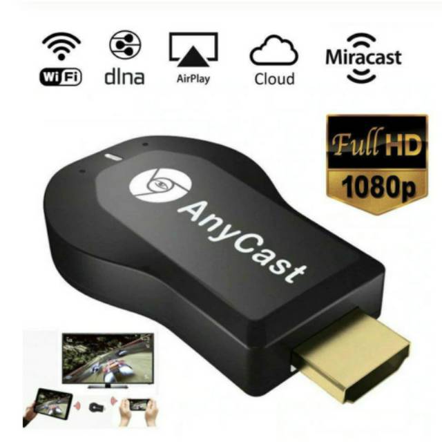 DONGLE HDMI ANYCASE 1080 WiFi DISPLAY RECEIVER TV