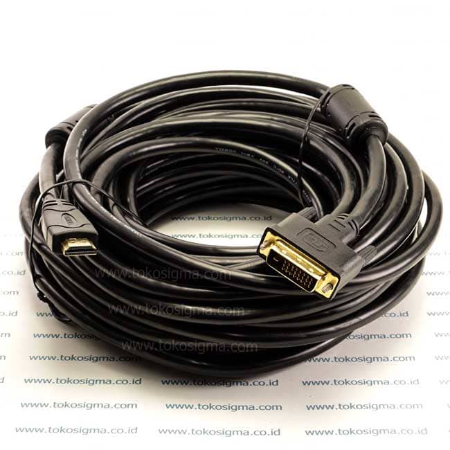 KABEL HDMI Male TO DVI-D 24+1 Male 10 METER