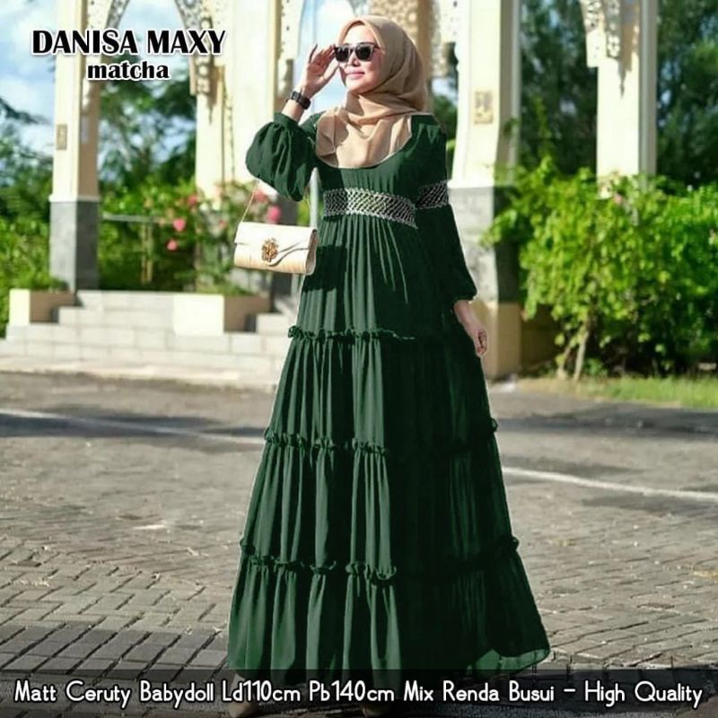 DANISA MAXI/BAJU DRESS SYARI MOTIF RENDA