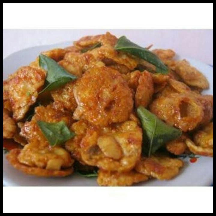 

Ready Stok Emping Melinjo Manis Pedas 500 Gram