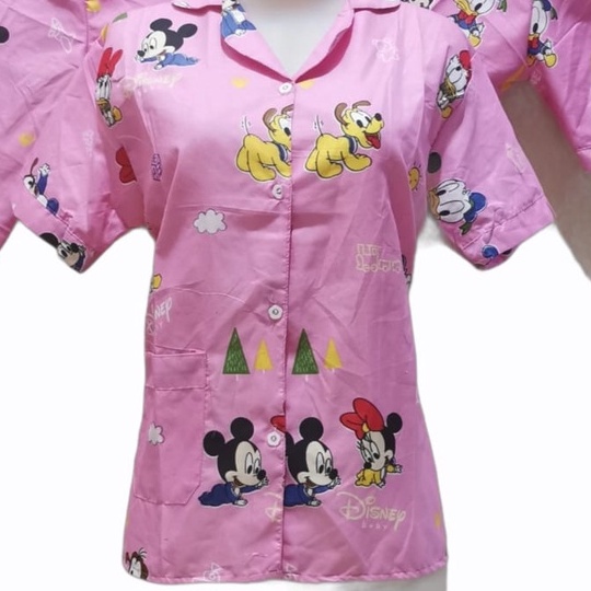 LFF Piyama CP Jumbo Wanita Dewasa-disney pink