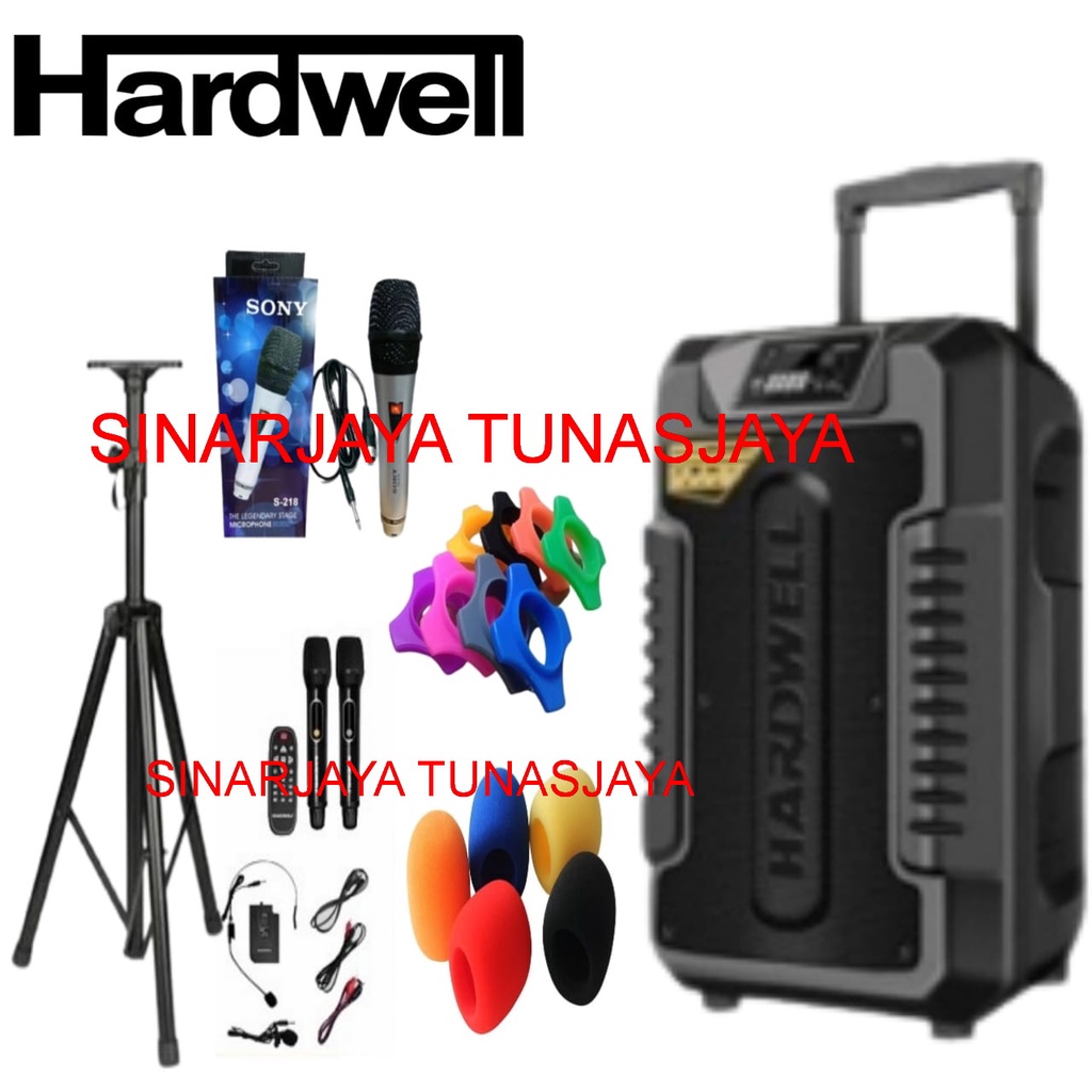 PAKET HEMAT SPEAKER MEETING PORTABLE TURBOVOICE 15 UHF HARDWELL ORIGINAL