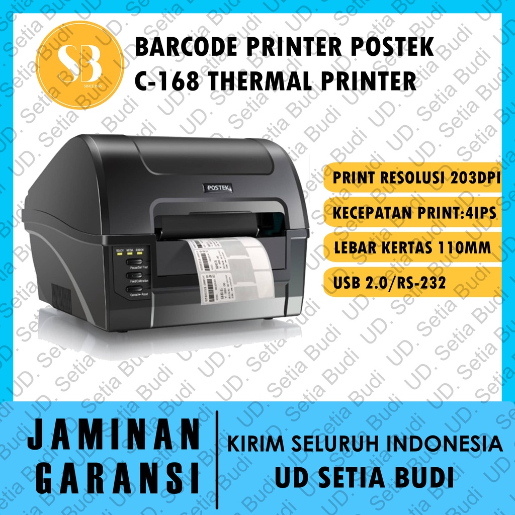 Barcode Printer Postek C-168 Thermal Printer