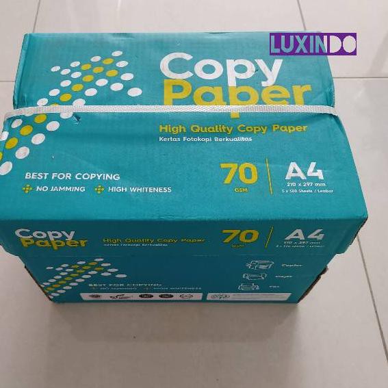 

RAMADHAN Birthday sale Kertas HVS A4 70gsm Copy Paper / E-Paper / Maxi Brite / PP Lite (isi 1 rim)