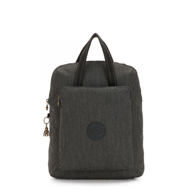 Kipling original store kazuki black indigo - kipling backpack and shoulder bag - tas ransel kipling