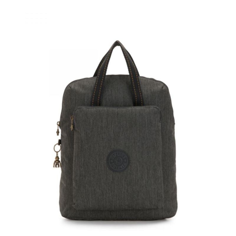Kipling original store kazuki black indigo - kipling backpack and shoulder bag - tas ransel kipling