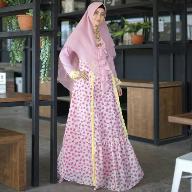 Pink Aurin by Miss Hijab