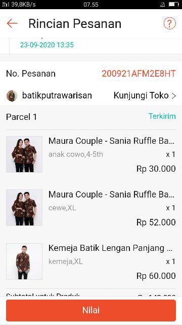 Kemeja Batik Lengan Panjang Batik  Danabrata Pria Motif Songket Hijau Kode 031 M L Xl Xxl Regular