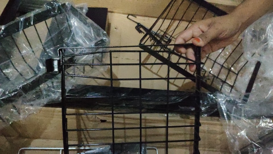 Rak Piring Dapur Stainless Steel Hitam Peralatan Wastafel Kuat Drain Rack Baja Anti Karat 2 Susun