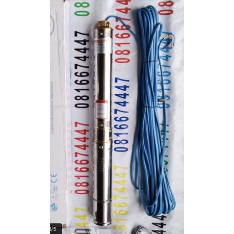 Pompa Submersible 200 Watt Lengkap Kabel 30Mtr Original Pabrik Pompa Satelit Sumur Bor Casing Pipa 3