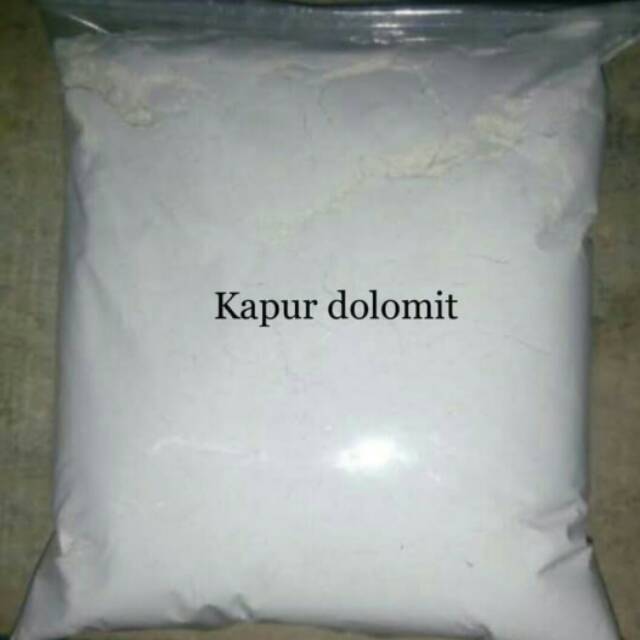 Kapur dolomit pertanian perikanan pengatur keasaman tanah

1kg