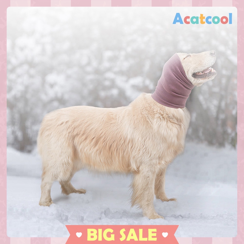 Dog Grooming Earmuffs Winter Warm Noise-proof Puppy Ear Cover Cloth Hats