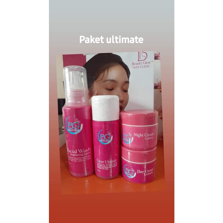 BG SKIN PAKET ULTIMATE BEAUTY GLOW / BEAUTY GLOW PAKET LENGKAP PERAWATAN WAJAH / BG SKIN ULTIMATE / 
