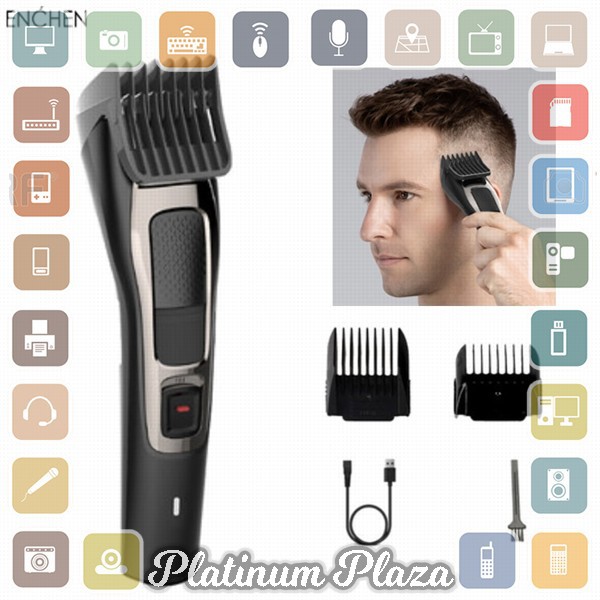 Xiaomi Enchen Sharp3S Alat Cukur Elektrik Hair Clipper Trimmer Rechargerable - Black`3Q28N6-