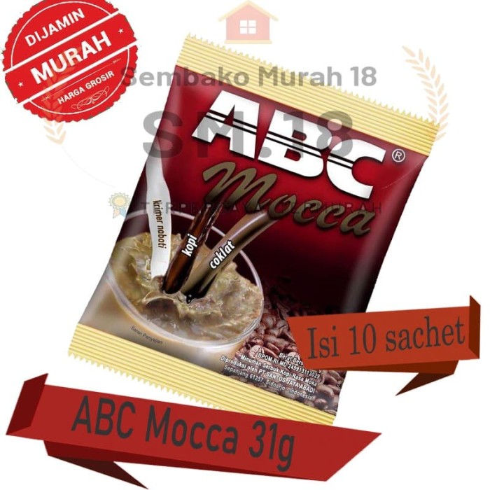 

Kopi ABC MOCCA 27gr Harga grosir renteng - minuman murah