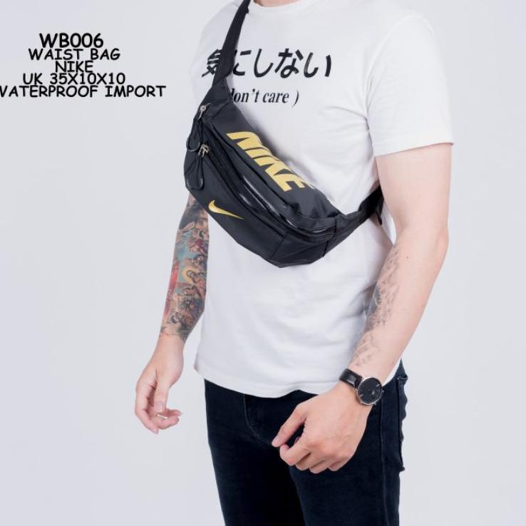 TKL.14Jl22ѕ - Waistbag Nike Waterproof Import High Quality Tas Pinggang Tas Selempang Pria