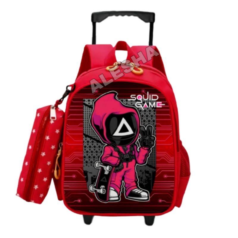 TAS RANSEL ANAK LAKI LAKI SQUID GAME TAS SEKOLAH ANAK TK SD COWOK TAS NGAJI LES MURAH NEW