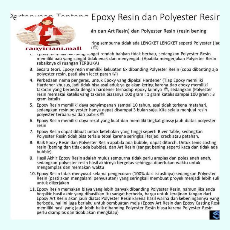 

510Fsjbran Art Resin - 400 Gr Epoxy Resin Bening - Kerajinan Tangan Rany5Ckhd