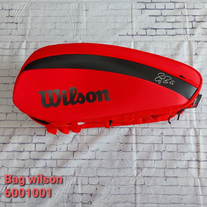 TAS TENIS WILSON FEDERER RED 6001001 ORIGINAL