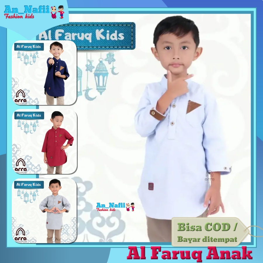 Baju koko kurta pakistan anak laki laki lengan 3/4 umur 3-12 tahun ARRA Baju Koko Anak Laki 4 Tahun 5 Tahun 7 Tahun 8 Tahun 10 Tahun 12 Tahun