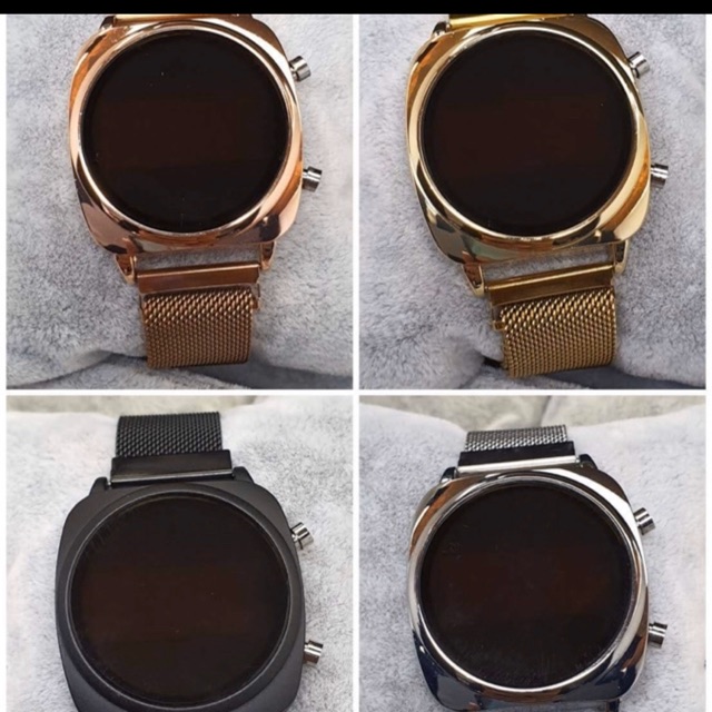 [READY STOK] JAM TANGAN LED kotak bulat Ori bangkok