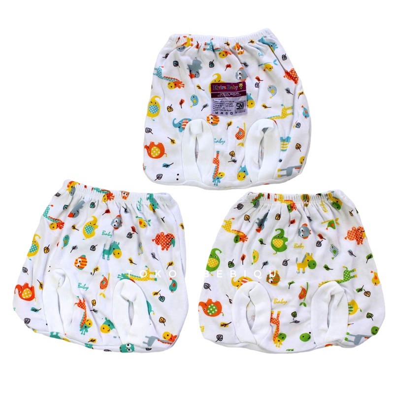 SNI ELVIRA Celana Pop Kacamata Kodok Bayi Full Katun 100% Cotton Dobelknitted