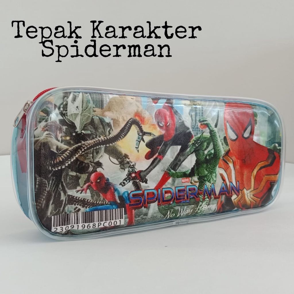 

Tepak Pensil Karakter/Tempat Pensil Karakter Cowok Cewek/Tempat Pensil Resleting/Kado Unik