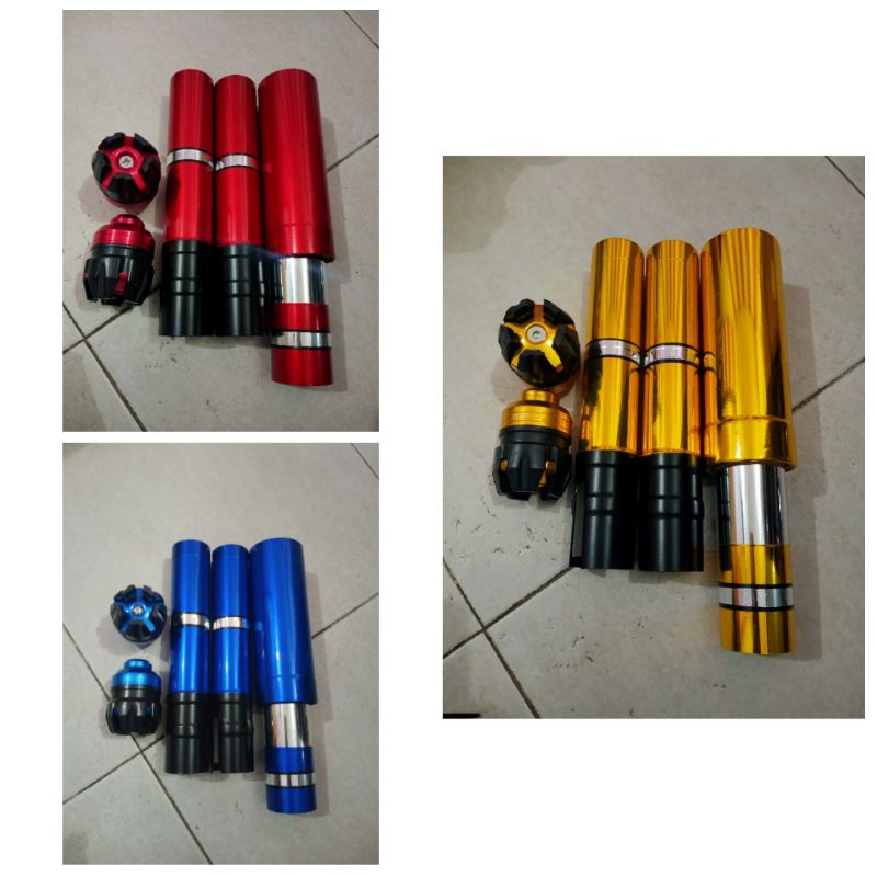 paket cover shock depan belakang+jalu as roda mio m3 mio gt mio j mio z mio fino mio smile