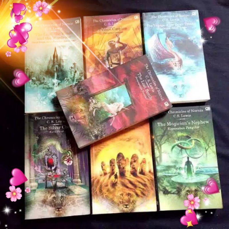 paket buku novel terbaik Narnia 7 jilid buku