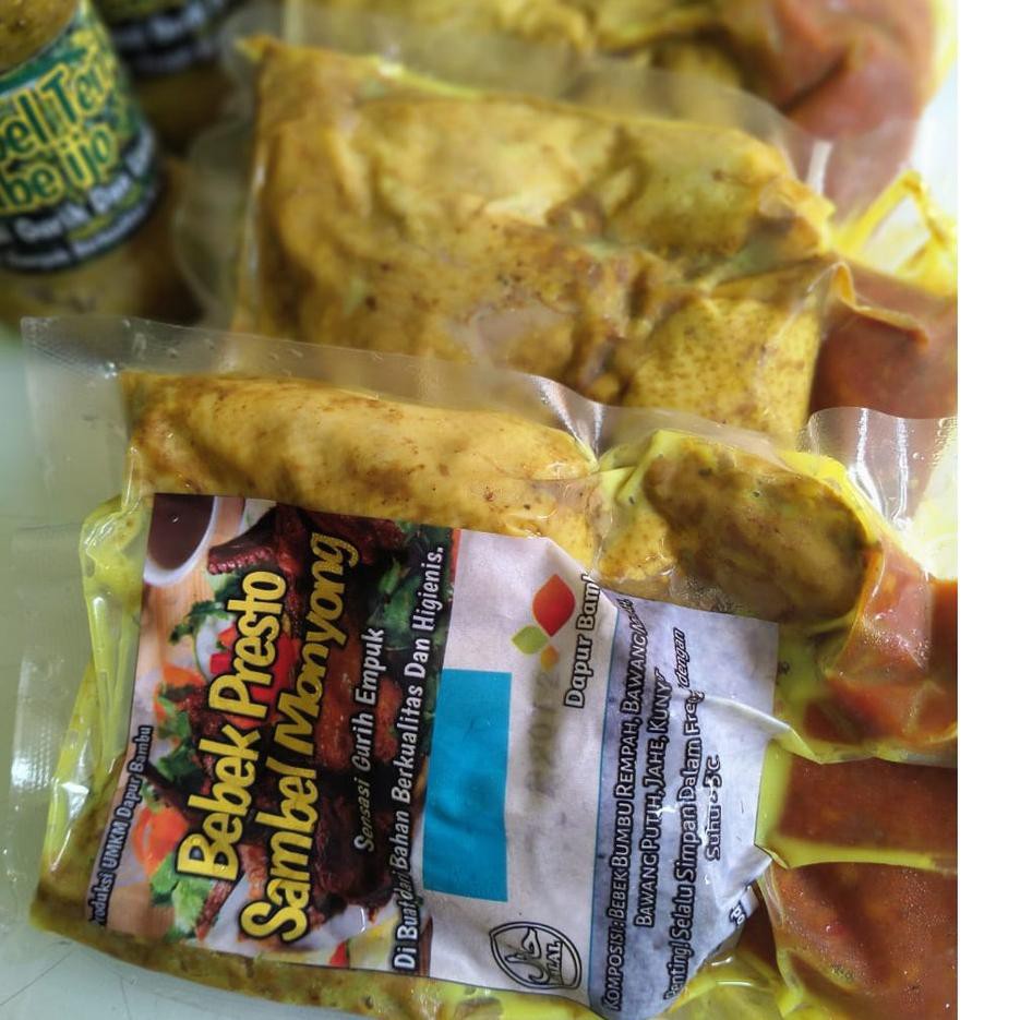 

HARGA PROMO Bebek Ungkep Sambel Monyong Isi 5 Potong Uk Medium /Bebek Ungkep Presto Frozen Food