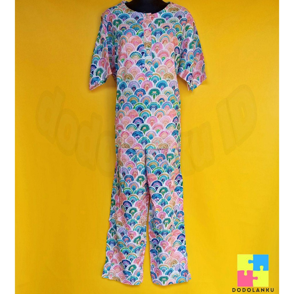 Set Panjang Pendek Baju Tidur Kuda Mas Couture