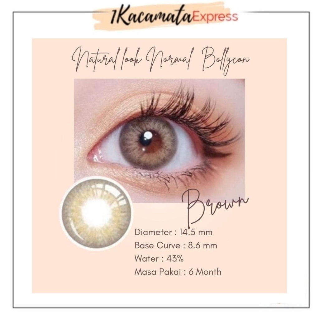 SOTLENS WARNA NORMAL NATURAL LOOK BOLLYCON