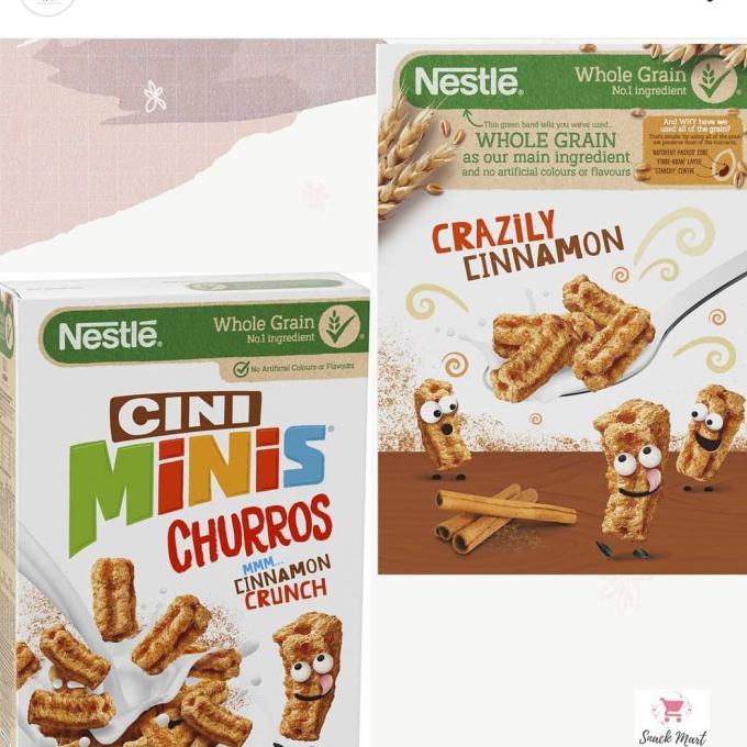 

Promo Nestle Cini Minis Churros 360g Cereal Australia Import