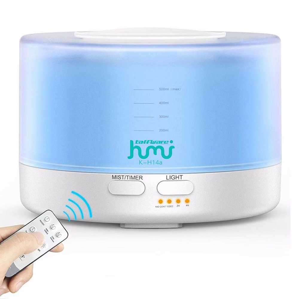 Murah Taffware HUMI Humidifier 7 Color 500ml + Remote Control - HUMI H14A