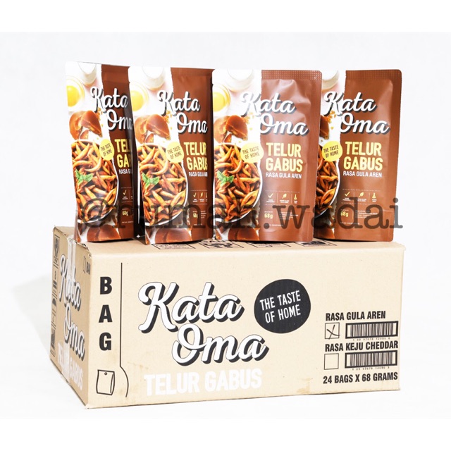 

Kata oma - snack telur gabus paket 24 pcs gula aren