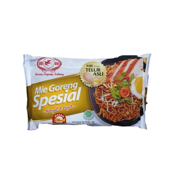 (JSO) mie goreng spesial terasi burung layang terbang 95 gram/ mi goreng