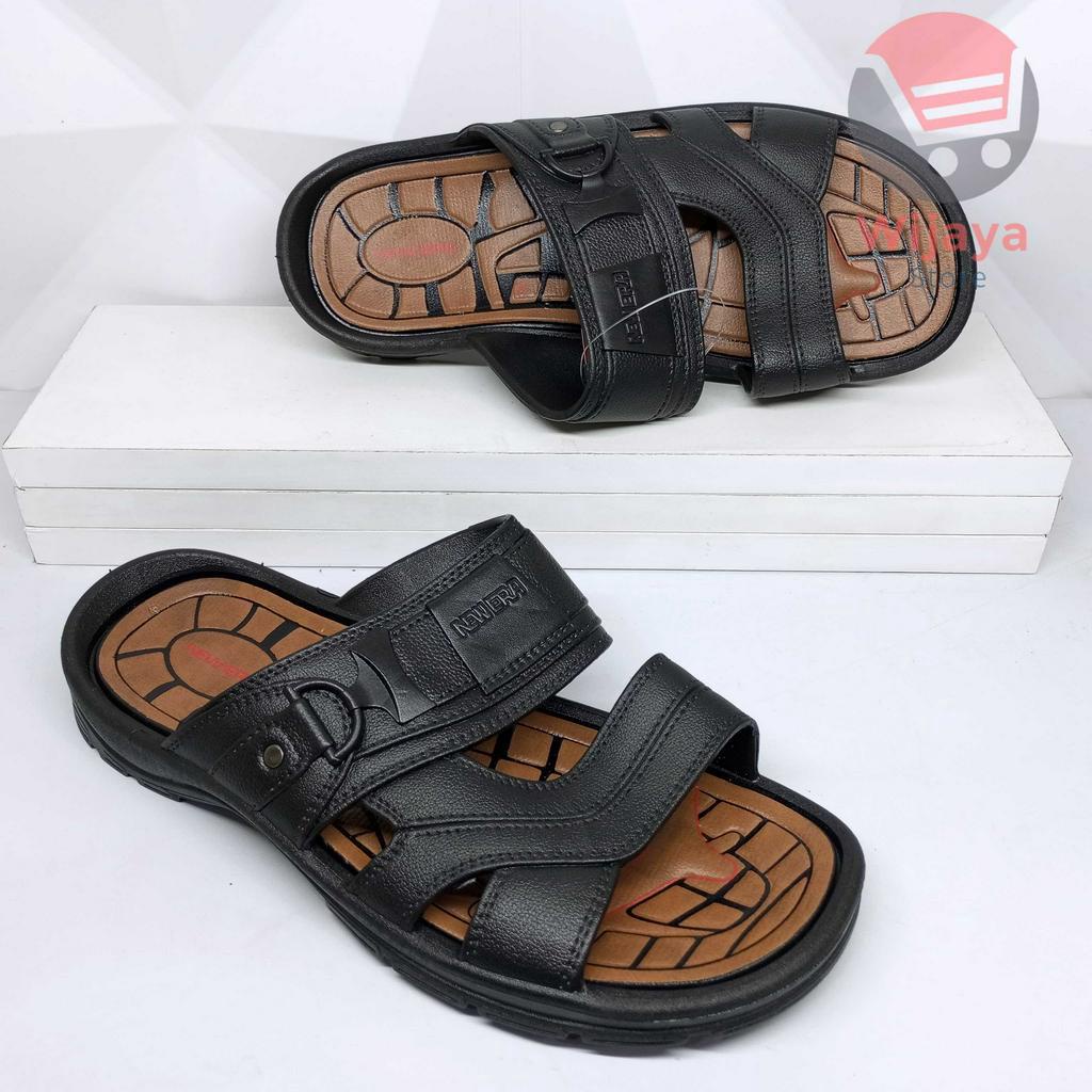 Sandal Slop Pria New Era MB 8034 Sendal Selop Karet Cowok Laki-Laki Kenyamanan dan Gaya untuk Setiap Hari