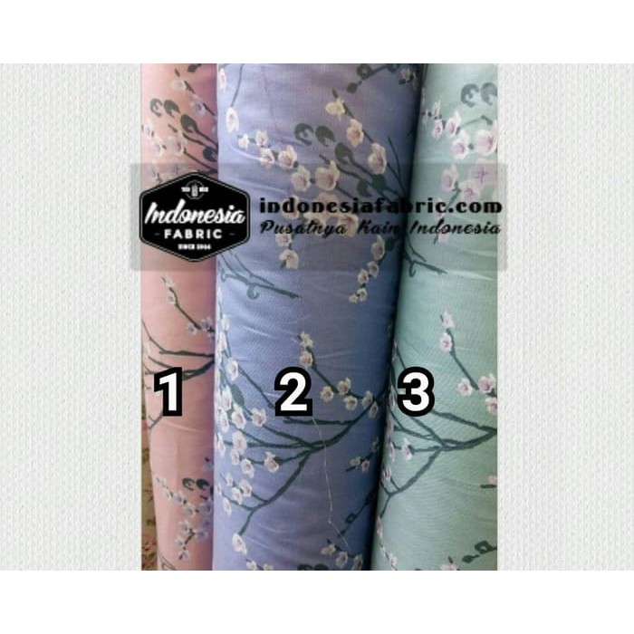 Model Baju Gamis Terbaru 2020 Model Baju Lebaran Untuk Remaja Ke AV255 Kain Katun Jepang Motif Blos