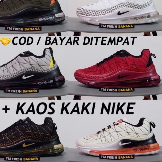 limited STOCKPREMIUM IMPORT SEPATU RUNNING NIKE AIRMAX AIR MAX MX 720 818 MAROON RED GREEN GREY BLAC