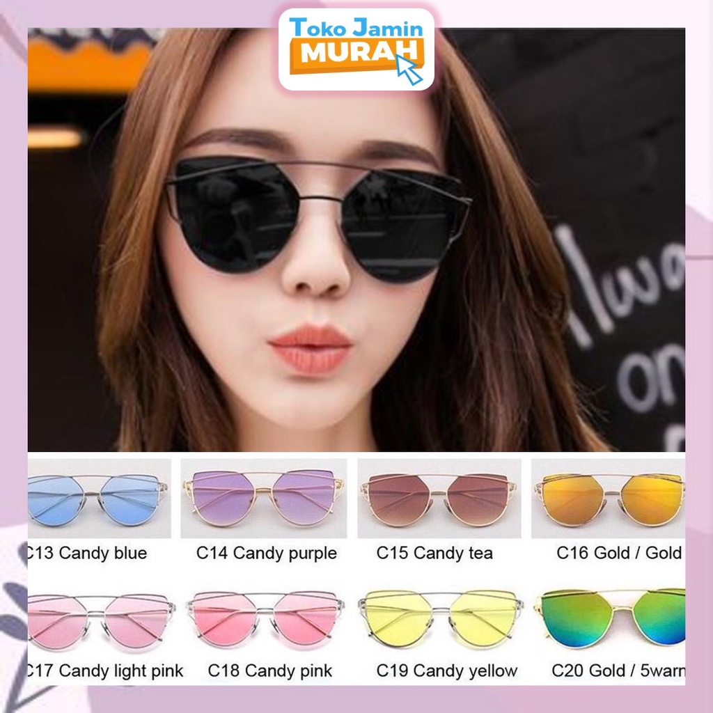 TJM VZ059 Kacamata Murah Kacamata Fashion Wanita Eyeglasses Aksesoris Wanita Sunglasses