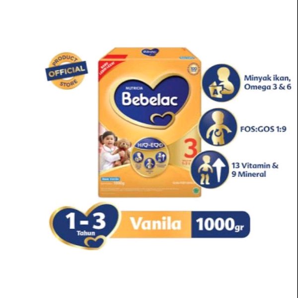 

Bebelac 3 Vanilla 1000gr