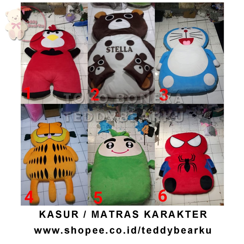 KASUR / MATRAS KARAKTER LUCU DAN EMPUK BISA CUSTOM